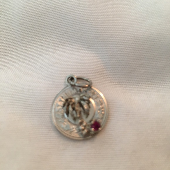 Vintage 925 Sterling Silver St. Thomas Virgin Islands Charm Pendant - Picture 10 of 11